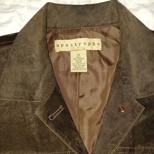 Dark Chocolate Suede Jacket